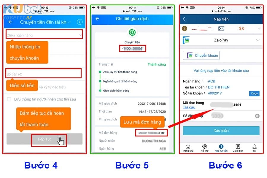 nạp tiền kubet77 2